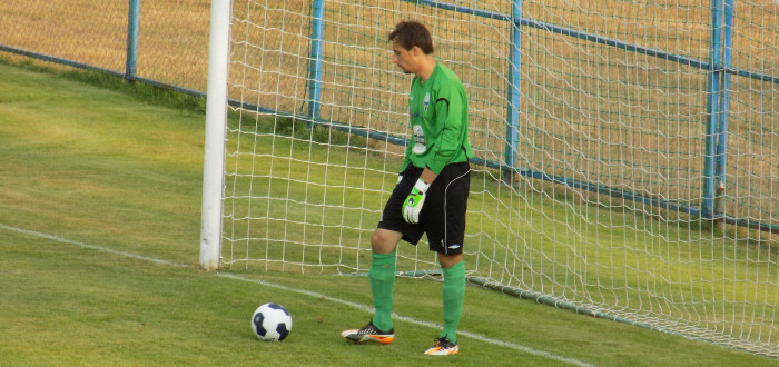 Benešovský brankář Tetour po jediném gólu v zápase s Unionem 2013