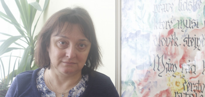 Taťjána Kubíková ve své pracovně