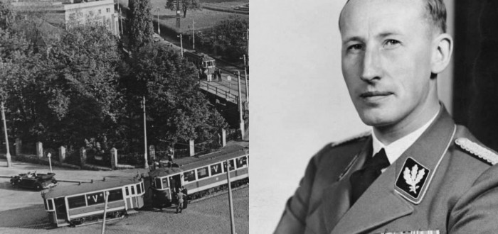 Heydrich jel v otevřeném mercedesu do svého úřadu. Věřil, že je v bezpečí.