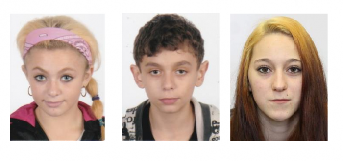 Tito tři teenageři jsou v databázi hledaných osob již od roku 2015