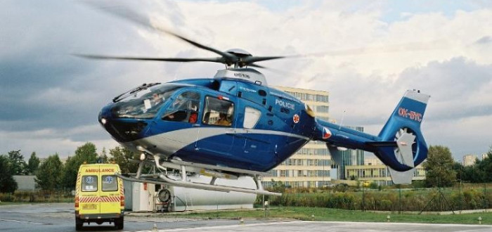 Vrtulník typu EC 135 T2 Letecké služby Policie ČR