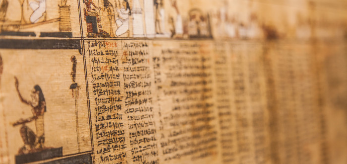 Egyptská kniha mrtvých je mimořádně důležité a nejznámější dílo egyptské duchovní literatury