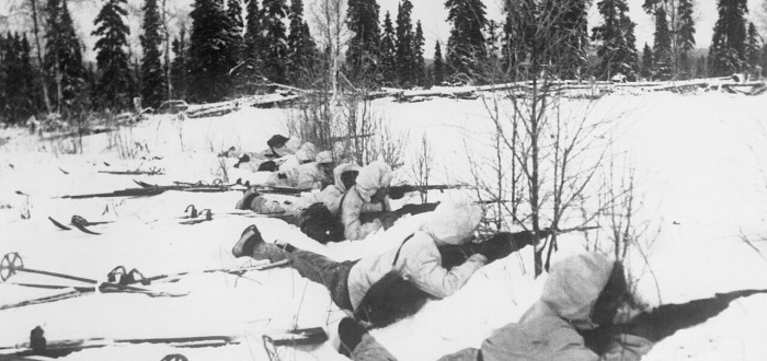 V Zimní válce Finové agresora překvapovali údery, které uštědřovali vojáci na lyžích