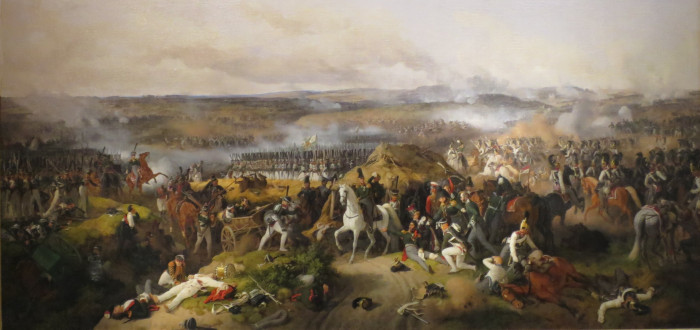 Bitva u Borodina na obraze Petra von Hesse