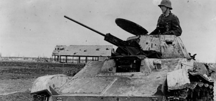 Ukořistěný tank T-60 německými jednotkami