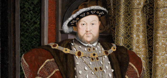 Zde byl Jindřich VIII. ještě ve formě, i když už výrazně přibral. Těsně před smrtí se ale už kvůli obezitě nemohl vůbec pohybovat.