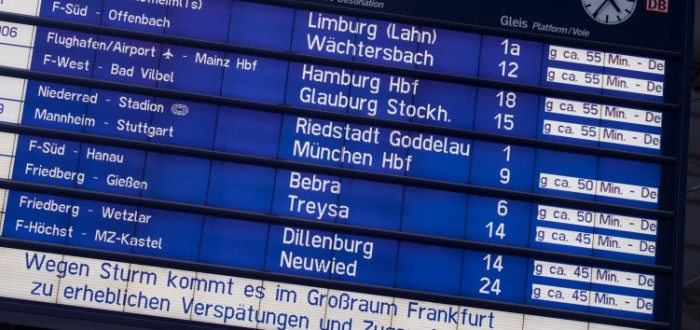 Zpoždění se netýkají jen nás - i v Německu je někdy situace velmi tristní