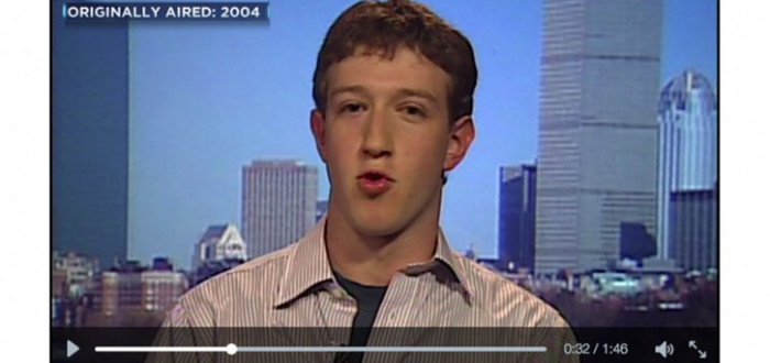 Mark Zuckerberg v roce 2004, když byl TheFacebook. com spuštěn na webu