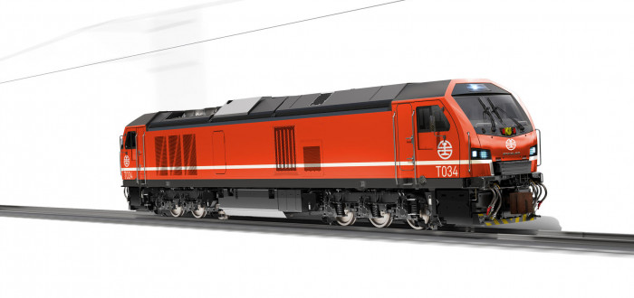 Nová lokomotiva z produkce firmy Stadler pro taiwanské železnice o rozchodu 1067 mm 