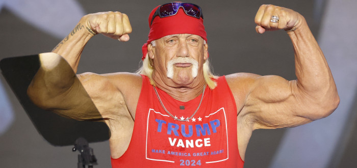 Hulk Hogan dal svou podporu Trumpa najevo způsobem sobě vlastním