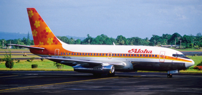 Boeing 737 v barvách Aloha Airlines