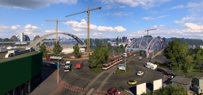 Euro Truck Simulator 2 láká na realistické silnice skoro celé Evropy