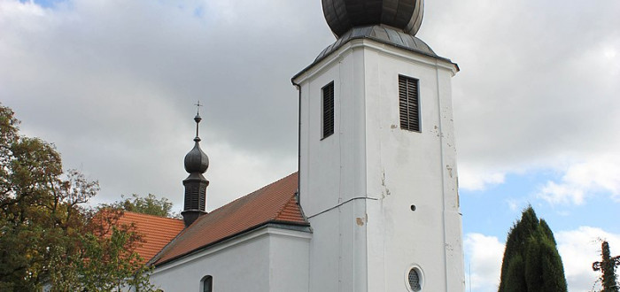 Kostel Povýšení svatého Kříže ve Starém Rožmitále, kde byla poprvé hrána Česká mše vánoční