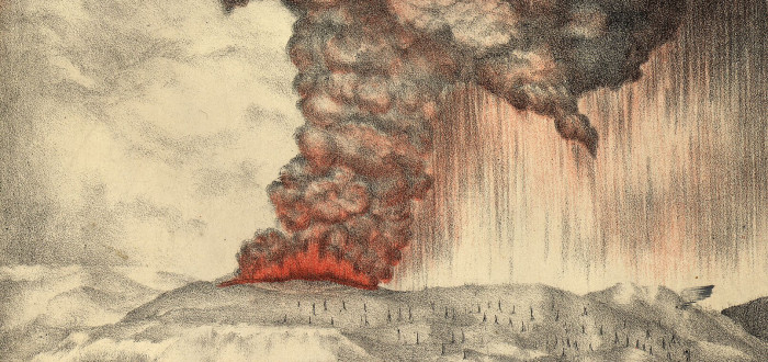 Výbuch sopky Krakatoa