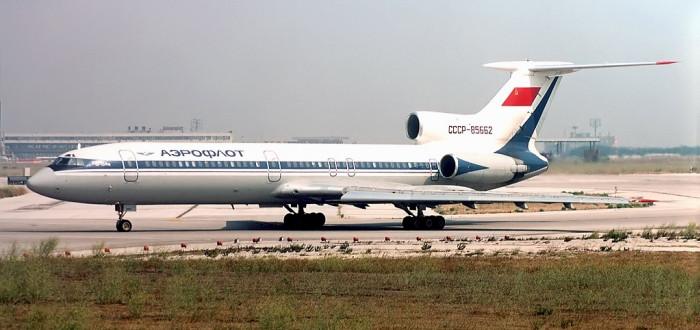 TU-154 letecké společnosti Aeroflot