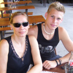 Marcela Pražáková se svým synem Davidem