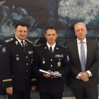 Oceněný policista René Peták (uprostřed) je šéfem příbramské policie od roku 2010. Čím si zasloužil prestižní ocenění? Čtěte v rozhovoru