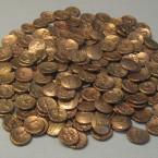 V roce 1887 se našlo něco kolem 200 mincí zlata