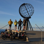 Kluci na Nordkapp dorazili po 41 dnech jízdy... 