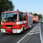 Na Pražském okruhu havaroval kamion. Nehoda zkomplikovala dopravu.