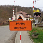 Objížďka z Vraného přes Dolní Břežany končí 4. 4. 2016 od 15 hodin