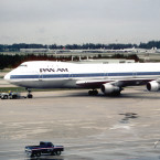 B-747 v barvách letecké společnosti Pan Am