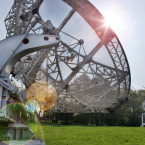 Desetimetrový radioteleskop pro pozorování Slunce