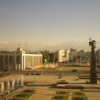 Biškek, hlavní město Kyrgyzstánu, kde zmizel podezřelý Mamin