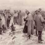 Ilustrace znázorňující zázrak u Ypres