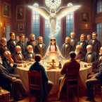 A. Lincoln se údajně  v přítomnosti mnoha svědků radil s duchy, jak má řídit Spojené státy