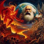 Pochází ideologie, která způsobila světu tolik utrpení, přímo z pekla? Sám Karel Marx v jedné básni napsal „Má duše, kdysi věrná Bohu, je vyvolena pro peklo“