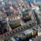 Klementinum je druhý největší areál budov po Pražském hradu
