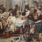 V pařížském Musée d´Orsay se nachází obraz Thomase Coutura nazvaný Římané v době úpadku. Takto nějak to zřejmě vypadalo i ve městě Baiae