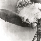 Nejslavnější fotka Hindenburgu ve chvíli jeho konce