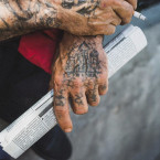 Typické tetování vorů v zákoně, je obdobou hodností u policie či armády